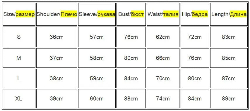 Size Guide for Ribbed Knit Bodycon Mini Dress – V Neck Long Sleeve (Black & Pink)