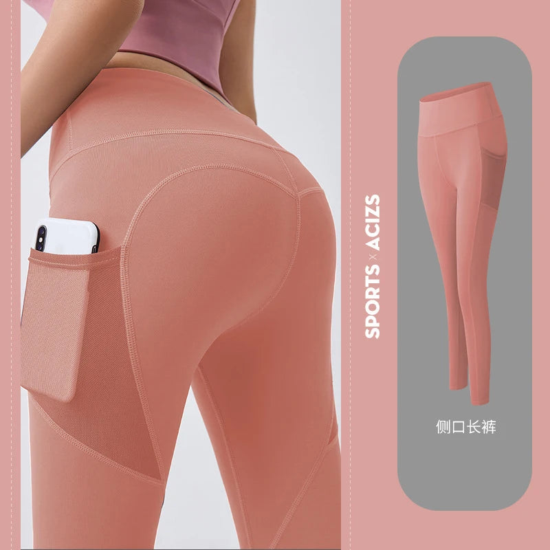 Seamless Push Up Yoga Leggings for Women – High Waist Squat Proof Fitness Tights | Butt-Lift Workout Pants