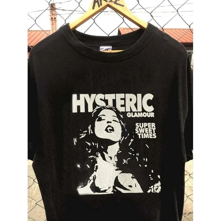 Hysteric Glamour 90s Retro Graphic T-Shirt – Unisex Vintage Style Tee (S–4XL)