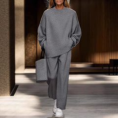 Fashionable Casual Long - sleeve Hoodie And Pants Set - Plain Hoodies - CJLS263810304DW - null